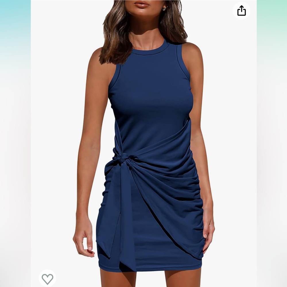 Tie waist dress